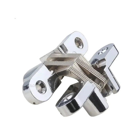 Bearing Hinge For Doors With Ball Bearings Durable Zinc Alloy Hidden Hinge 8 By 42 Mm Invisible 180 Degree Folding Door Hinge Silver