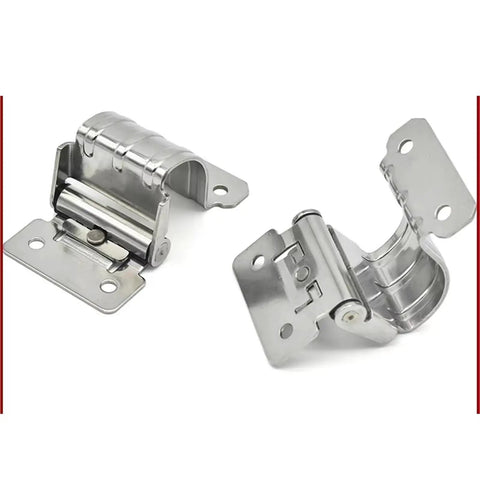 Stainless Steel Torque Built In Cabinet Hinges With Arc Damping Soft Close Freely Stopped 0.7Nm Torque 1 Pack shown in front view