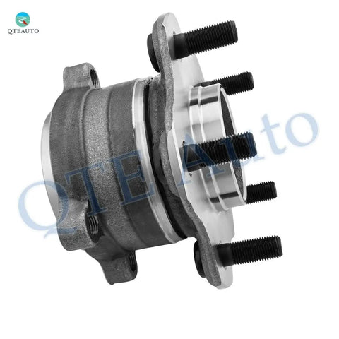 Side view of Four Piece Front And Rear Wheel Bearing Hub Assembly Set For Nissan Altima Maxima Pathfinder With Thirty Two Spline Teeth, Compatible With 2007 Through 2018 Altima, 2009 Through 2014 Maxima, And 2013 Through 2015 Pathfinder FWD