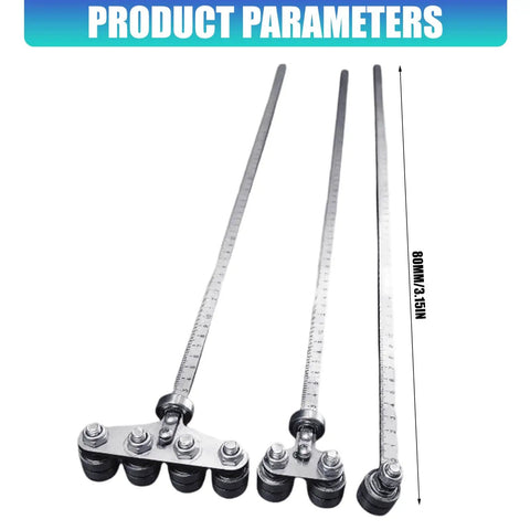 3mm Stainless Steel Positioning Jig And Cutting Guide For Precision Woodworking Metalworking And Polystyrene Projects With Accurate Measuring