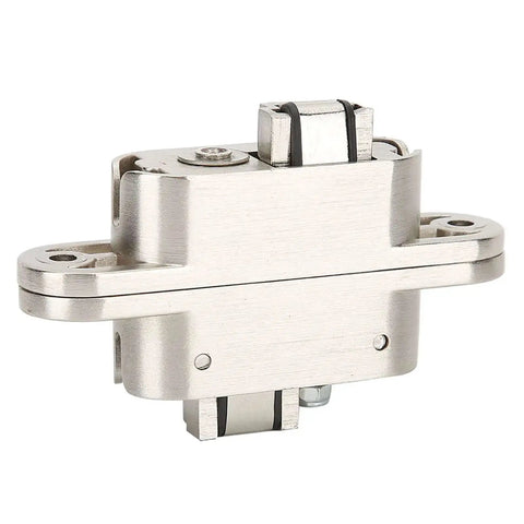 Heavy Duty 3D Zinc Alloy Door Hinge With Nylon Pad for Folding Doors Cabinets and Wardrobes, adjustable 180-degree hardware fitting shown.