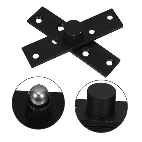 Heavy Duty Pivot Hinge For Hidden Secret Doors Stainless Steel With Black Finish Quiet Smooth Operation Durable Door Hardware