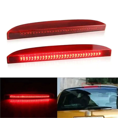 Renault Clio II High Level Third Brake Light Stop Lamp Replacement Fits Mk III Hatchback And Box 2005 Up, LED red lens, visible installation