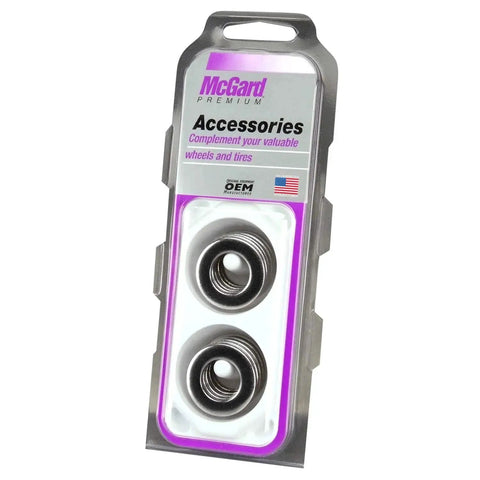 Pack of stainless steel washers in packaging, visible brand label, for wheel assembly. Stainless Steel Cragar Center Hole Mag Washers 10 Pack ID.695 OD 1.224