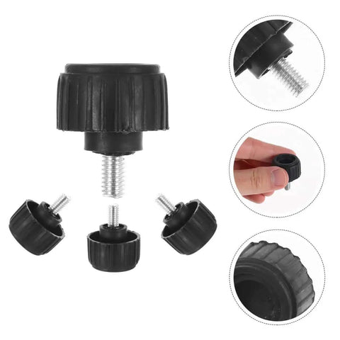 4 Pack Replacement Scale Feet For Electronic Platform Scales With Shock Absorber Design, Universal 1.37 Inch Stable, Rock Solid