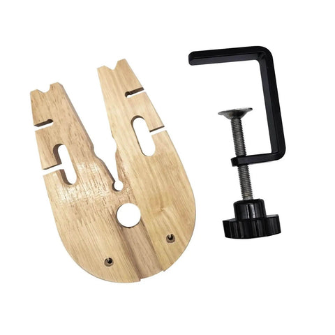 Pro Grade Jewelry Clamp Fixture For Goldsmithing And DIY Crafting Flexible Holding Structure wooden and metal parts