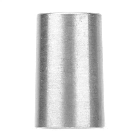 B12–B16 stainless steel drill chuck conversion sleeve, close-up view