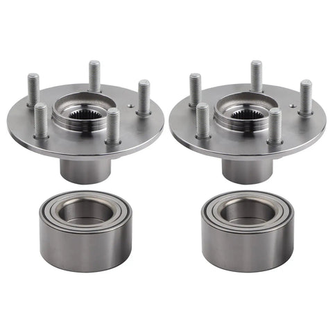 Set Of 2 Wheel Hub Bearing Assemblies For 2012 2013 2014 2015 2016 Honda CRV AWD Replacement 930026 Factory Original OE Standard Direct Fit Bolt Right In Built To Last Durable Hub Bearings