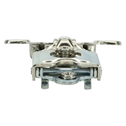 Close-up front view of Soft Close Cabinet Hinge Pack 25 Count Featuring Grass TEC 864 108 Degree One Quarter Inch Overlay Screw On Pro Grade Compact Hinge