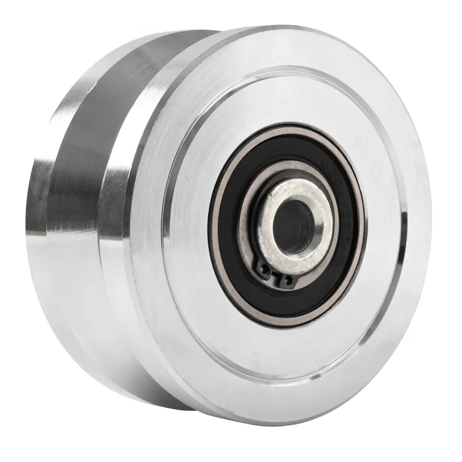 4 Inch V-Groove Gate Wheel Made Of Solid Steel With Du...