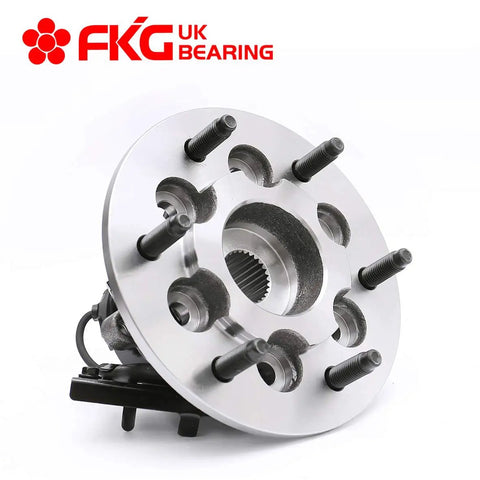 Front Left Wheel Bearing Hub Assembly With ABS For 4x4 Trucks, 6-Lug, Front Position, Fits 2004-2008 Chevrolet Colorado