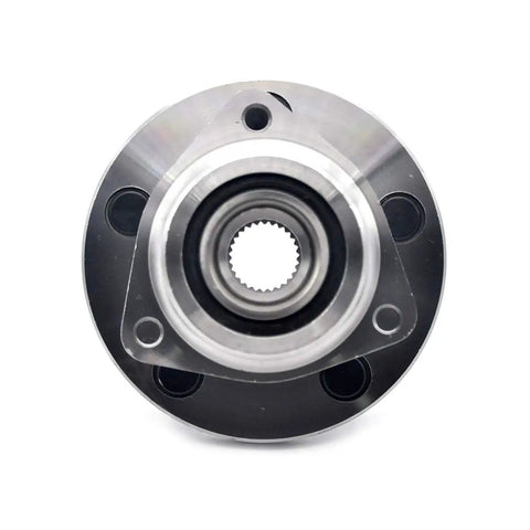 Front view of Front Wheel Hub Bearing Assembly For 1999 2004 Jeep Grand Cherokee Direct Fit 5 Lug Front Left Or Right OE OEM 513159 HA598679 BR930335 Drop In Replacement