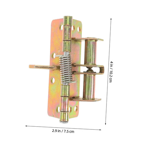 Heavy Duty Aluminum Alloy Cabinet Hinges With Thick Design For High Load Capacity, Silent Soft Close, side view with spring.
