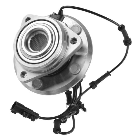 2Pc Front Wheel Bearing Hubs Assembly For Jeep Wrangler 2011-2017 And 2018 JK, Front Left And Right, 5 Lug, ABS Sensor Wire