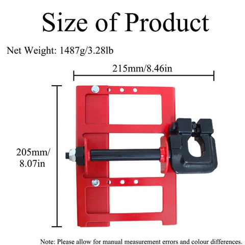 Vertical Chainsaw Mill And Cutting Guide Set For Portable Wood Cutting size dimensions