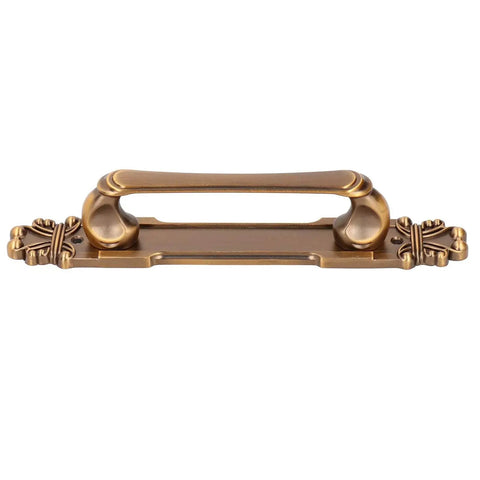 Antique Zinc Alloy Door Pull Handle For Cabinets And Drawers, Surface Mounted Furniture Hardware, front view