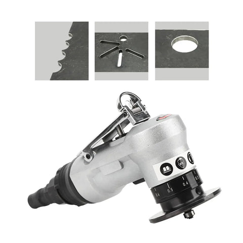 Universal Router Base Plate For Trim Routers With Centering Pin And Screws Acrylic Base Plate Adapter For Cone Routers And Woodworking Tools For DIY Pros Precise Fit Easy Installation Pro Grade Durability For Accurate Clean Cuts image showing an acrylic router base plate with a tool attached for woodworking precision.