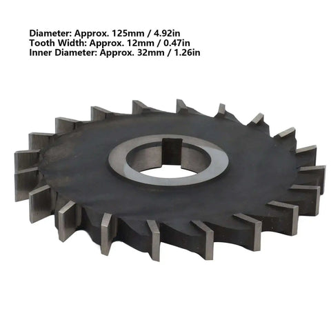 Pro Grade HSS Involute Gear Cutter Disc Set For Precision Metal Gear Cutting And Machining 125x12mm Disk Shaped Milling Cutter With 32mm Inner Bore