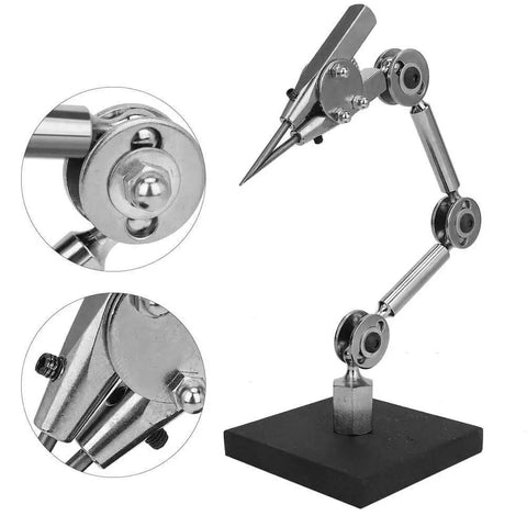 Adjustable Third Hand Soldering Station Clamp For Jewelry Making And Repairs, flexible arm fixture with locking clamp on base