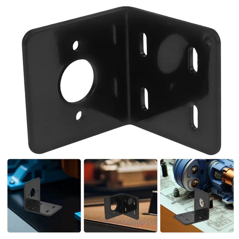 Versatile Gear Motor Mounting Bracket L Shaped Holder for Motors With Multiple Fixed Holes and Adjustable Position