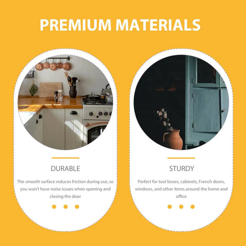 Image showing premium materials for durable and sturdy use in tool boxes, cabinets, French doors, and home items.