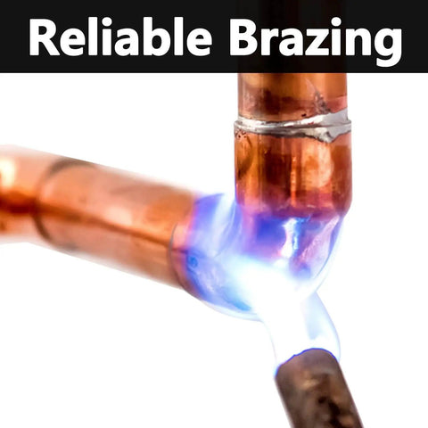 BCuP-5 Copper Brazing Rods with Fifteen Percent Silver Phosphorus Copper Alloy for HVAC and Refrigeration Soldering in use