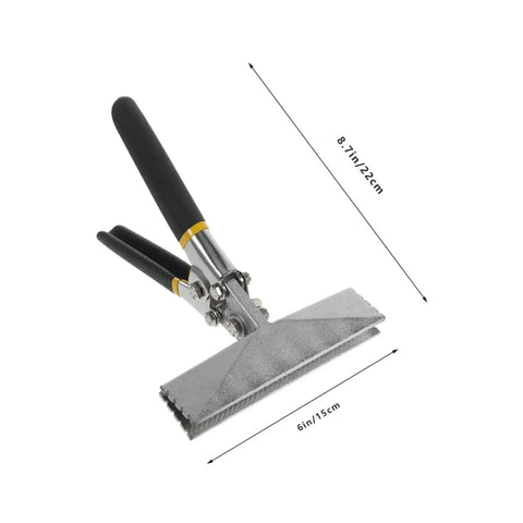 6 Inch Hand Seamer Tool For Metal Bending And Flattening Heavy Duty Pro Grade Sheet Metal Bender with ergonomic handle