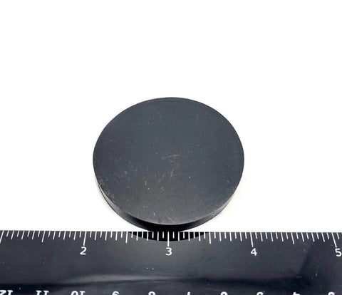 Two Inch Wide Round Silicone Rubber Bumper Feet One Quarter Inch Thick Adhesive Backed Pads For Furniture Appliances And Equipment