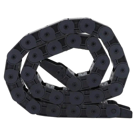 Nylon Cable Drag Chain For 3D Printers And CNC Machines 18x25mm Open Wire Carrier Bridge Type coiled view