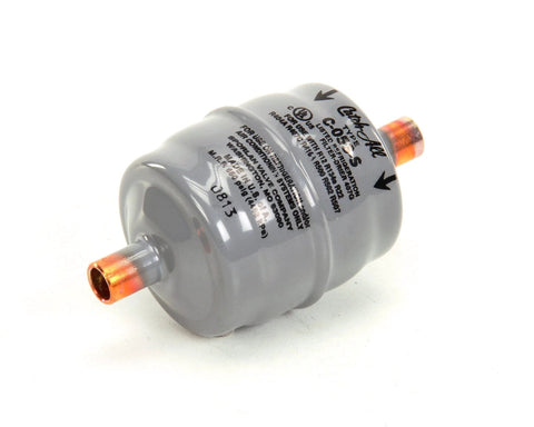 C053S Filter Drier Three Eighths Inch ODF Solder For Refrigeration And HVAC Systems with copper connections