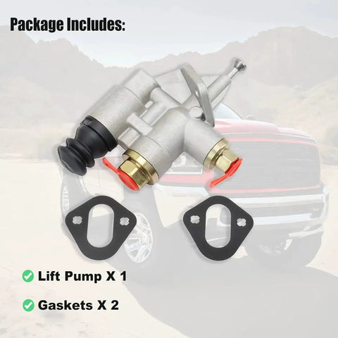 Fuel Lift Pump Transfer Injection Pump For 1994 To 1998 Ram 2500 3500 Pickup With Cummins 5.9L 6BT Diesel Engine Replacement 3936316 with gaskets