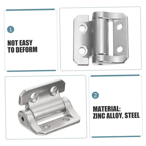 Heavy Duty Cabinet Door Hinge With Damping For Kitchen Cabinets And Furniture Silent Soft Close High Load Capacity Easy Installation Adjustable Hinge Angle Zinc Alloy And Steel Construction By Gleavi, showing zinc alloy and steel material.