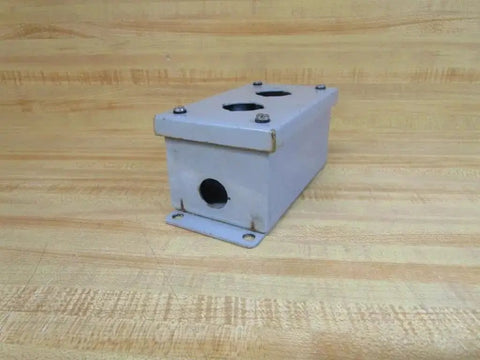Side view of Industrial Control Panel Enclosure 2PB Series Durable Metal Cabinet for electrical control panels.