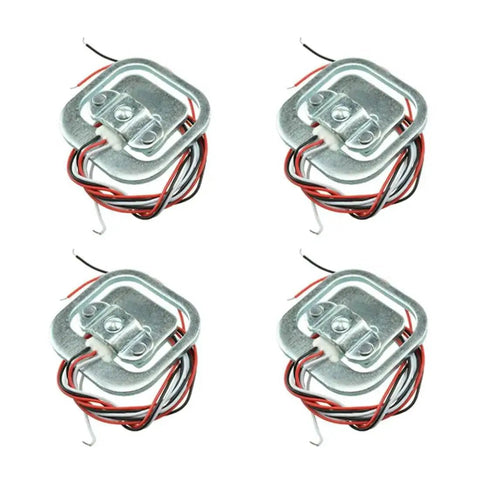 Four 50kg Body Weight Sensor Load Cell Half Bridge for DIY Scales Resistance Strain Gauge Weighing Transducer For HX711 Module