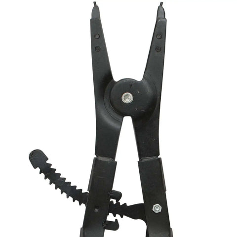 Snap Ring Pliers Set 2 Piece External And Internal Circlip Pliers With Straight 45 Degree And 90 Degree Tips For Fast Easy Installing