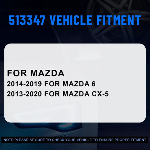 Front Wheel Hub And Bearing Assembly Fits Mazda 6 2014 2019 And CX 5 2013 2022 5 Lug Steel Roller Bearing Auto Part Replacement Direct Fit No Fuss Easy Install vehicle fitment guide for Mazda.
