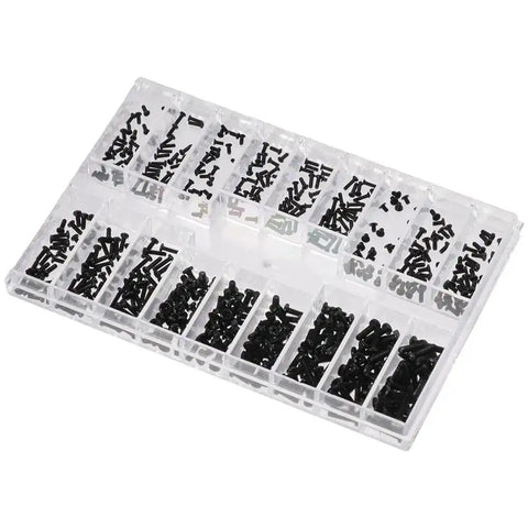 Small Screws Assortment Kit With 18 Kinds M1.2 M1.4 M2.0 Mini Micro Screws Set in a clear box for eyewear and watches repairs