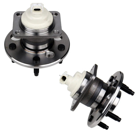 2Pcs Rear Wheel Bearing And Hub Assembly 512150 For FWD Chevy Impala Grand Prix Regal Lacrosse Pontiac Montana Trans Sport 5 Lug With ABS