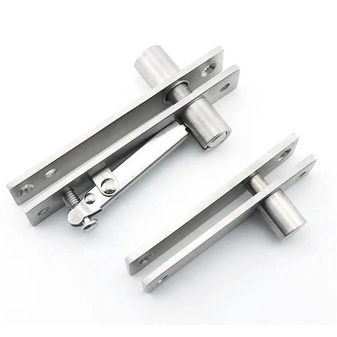 360 Degree Stainless Steel Swing Door Pivot Hinge for Concealed Bookcase and Secret Door 360 Rotating Hinge for Hidden Wall Cabinets.