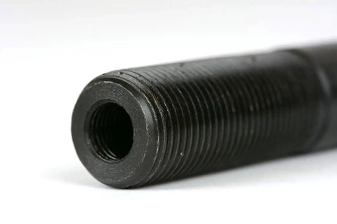 Long English Knock Out Punch Draw Stud For 3/4-16 Thread, Heavy Duty Engineering Tool Accessory For Hydraulic Punches, close-up view