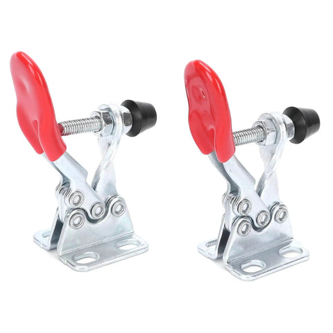 Rock Solid Ergonomic Toggle Clamp Set With Six Point One Lb Holding Power For Secure Woodworking And Welding Projects Hold Down Latch
