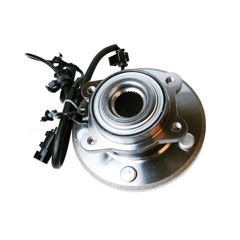 Front view of Rear Left Wheel Bearing And Hub Assembly For Ram ProMaster 1500 2014 2015 2500 2014 2015 3500 2014 2015 One Piece Replacement Kit With Durable Hub Bearing and Easy Install OEM Style Fit.