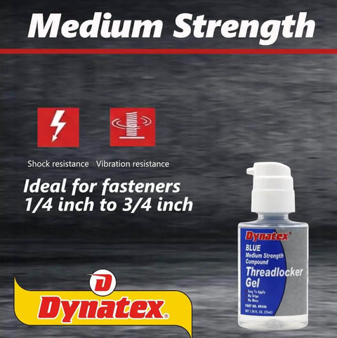 Blue Medium Strength Threadlocker Gel, 35Ml Pump Bottle, for Cup and Core Plugs, Starter Mounts, Oil Pan Bolts, resists vibration and rust.