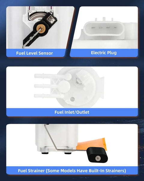 Fuel Pump Replacement E3521M Direct Fit Drop In For Buick Rendezvous And Pontiac Aztek 3.4L V6 2001 To 2004 components