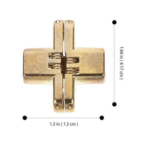 Six Pack Concealed Cabinet Hinges Self Closing 1.64 by 1.3 Inches Invisible Quiet Hinges For Kitchen Cabinets And Furniture