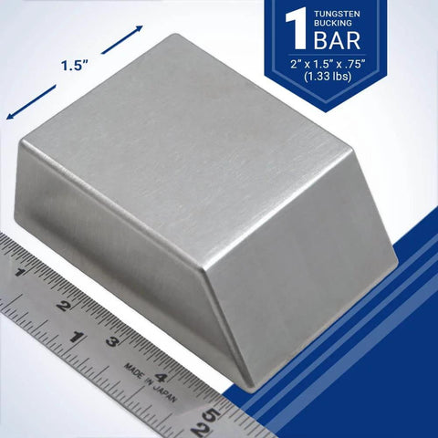Ergonomic Bucking Bar With Angled Face BB6 That Cuts Vibration And Wrist Strain Tungsten Rivet Block Delivers More Fatigue Reduction