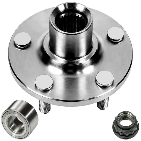 2 Pack Front Wheel Bearing And Hub Assembly With 5 Lugs For Toyota Camry Avalon Sienna Venza Highlander ES300h ES350 Fits 2WD Models Noise Reducing Replacement