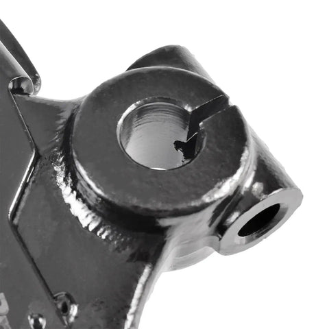 ASTARPRO front suspension upper control arm close-up showing mounting bore in black metal