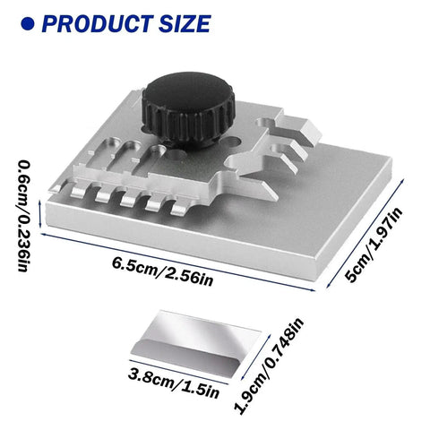 Photo Etched Parts Bender For Model Making And Diy Projects Lightweight Alloy Metal Bending Tool With Adjustable Angles