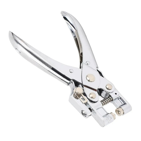 Beefy Single Hole Puncher For Paper Crafts And Office Use Handheld Punching Tool With 5mm Die Sturdy Metal Construction Rustproof And Durable